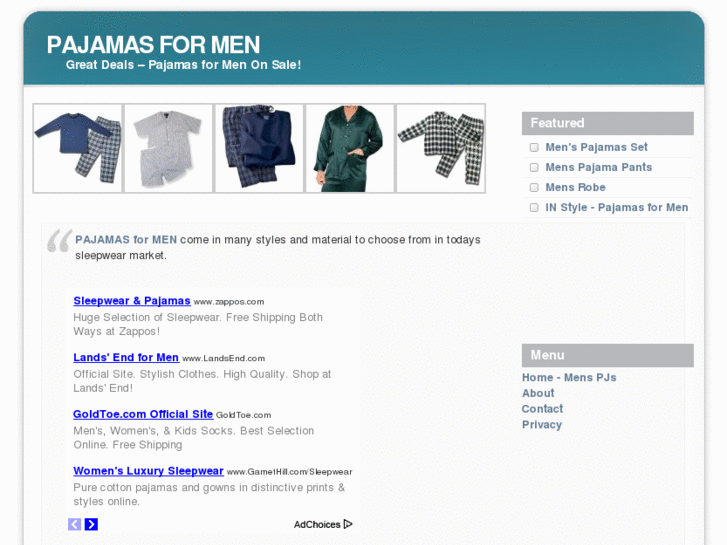 www.pajamasformen.org