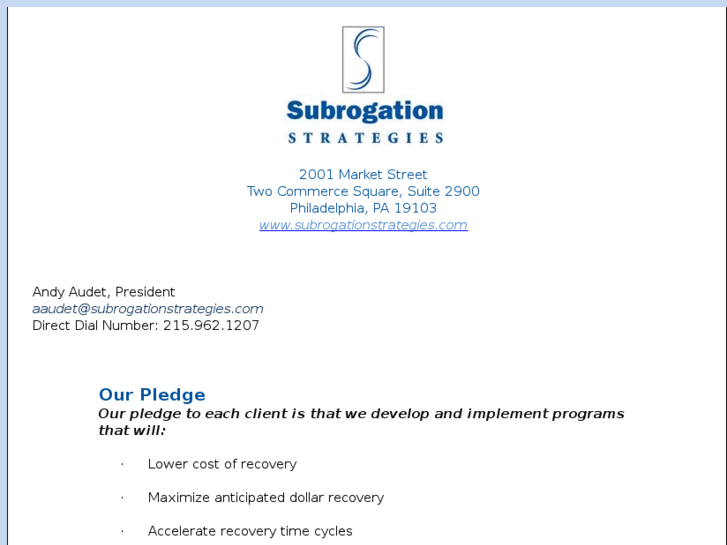 www.subrogationstrategies.com