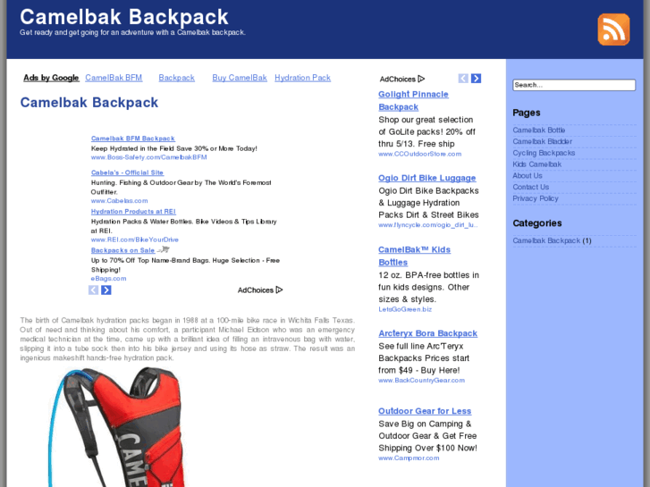 www.camelbakbackpack.org