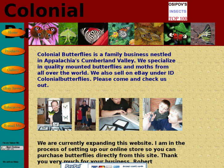 www.colonialbutterflies.com