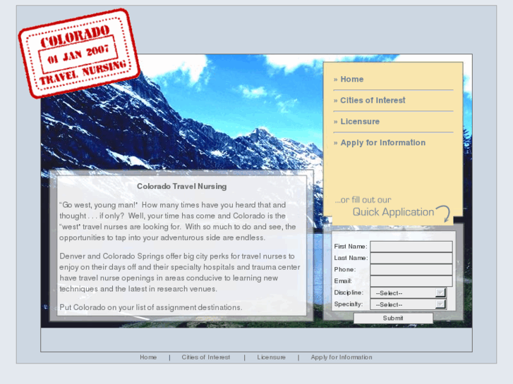 www.coloradotravelnursing.com