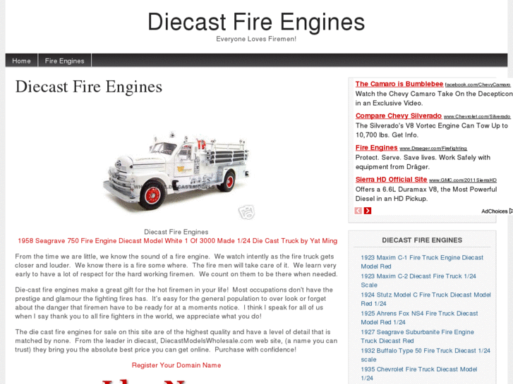 www.diecastfireengines.com