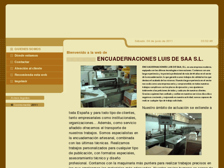 www.encuadernacionesluisdesaa.es