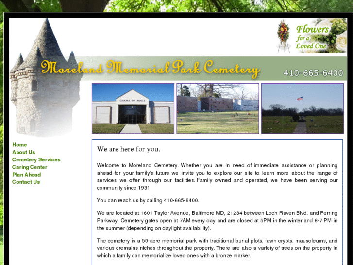 www.morelandcemetery.com