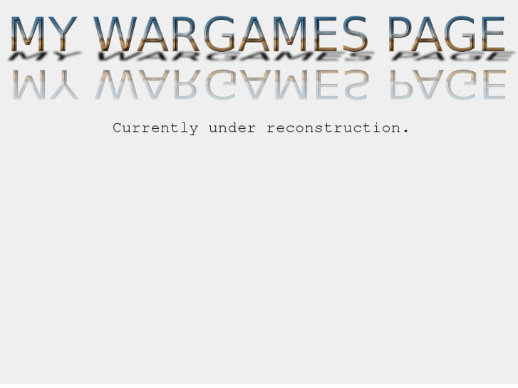 www.my-wargames-page.net