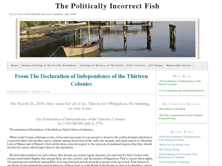 www.thepoliticallyincorrectfish.com