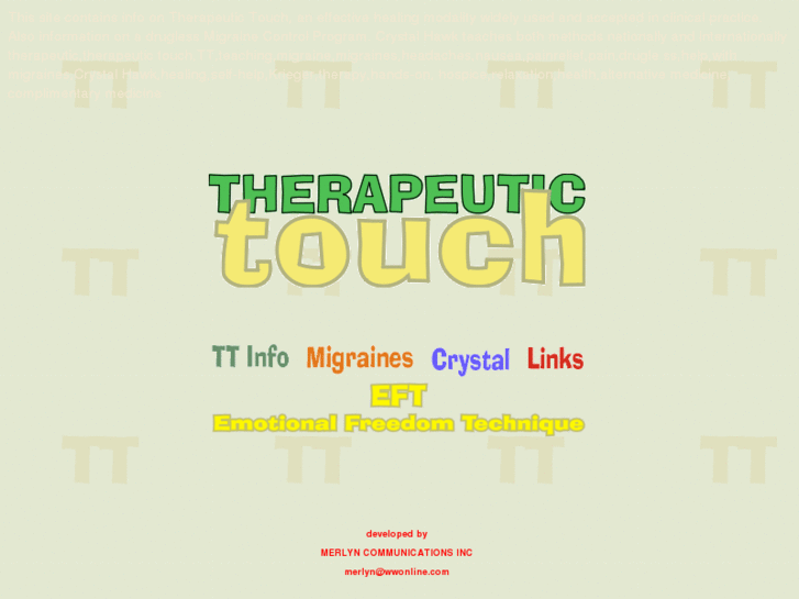 www.therapeutictouch.com