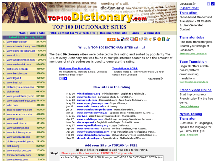 www.top100dictionary.com