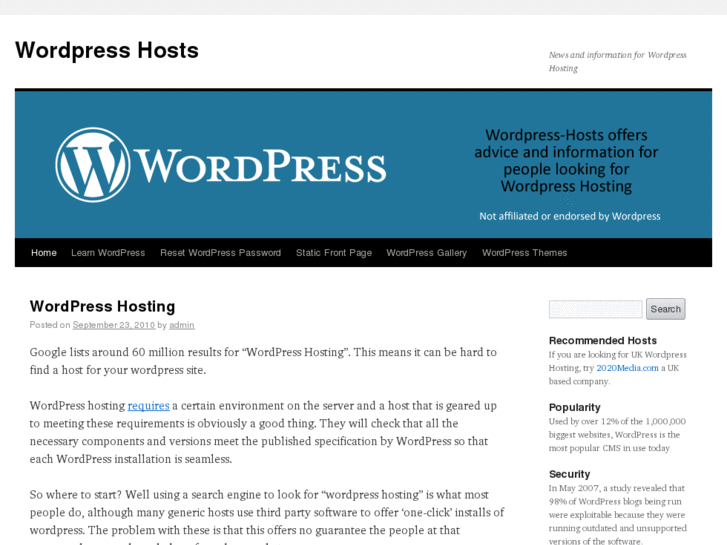 www.wordpress-hosts.net