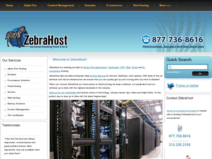 www.zebrahost.com