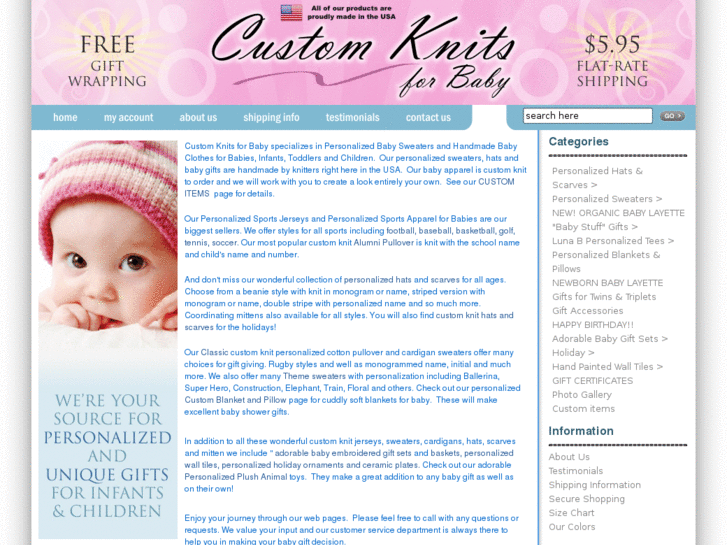 www.customknitsforbaby.com