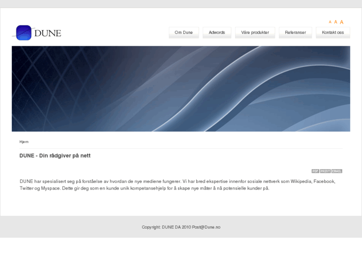 www.dune.no