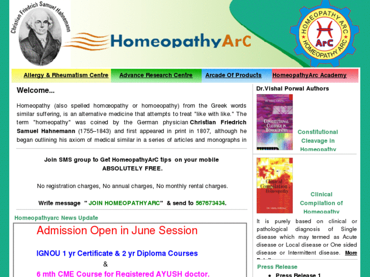 www.homeopathyarc.com