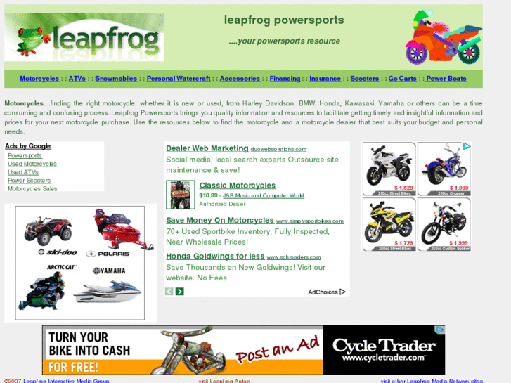 www.leapfrogpowersports.com