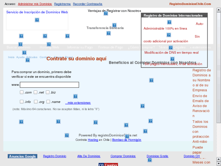 www.registrodominioschile.com