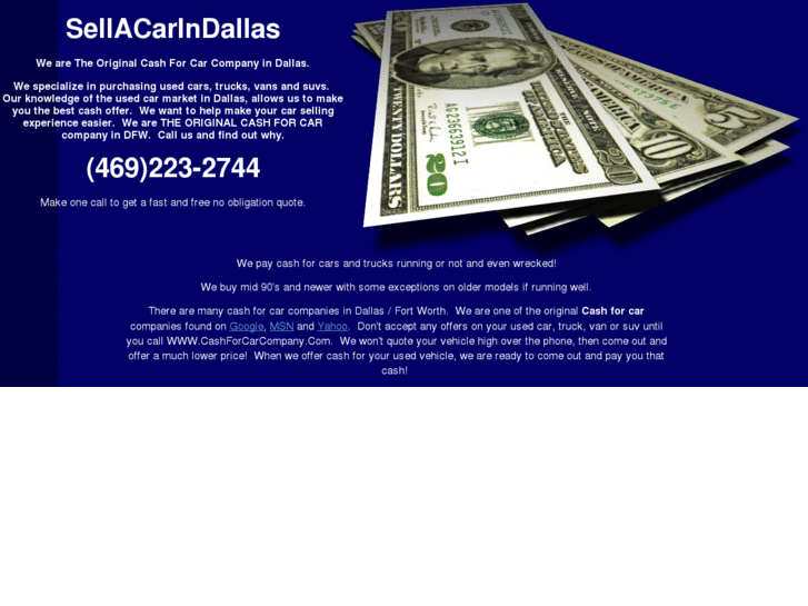 www.sellacarindallas.com