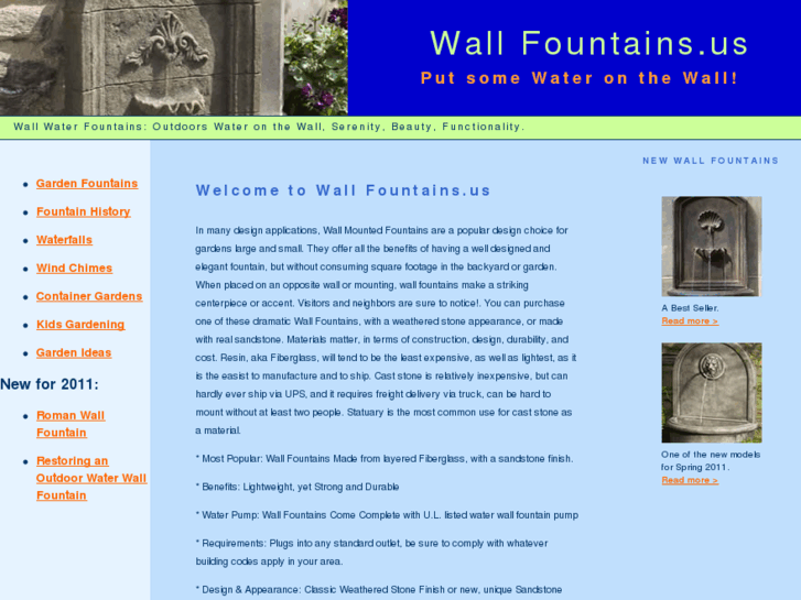 www.wall-fountains.us