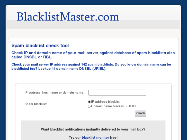 www.blacklistmaster.com