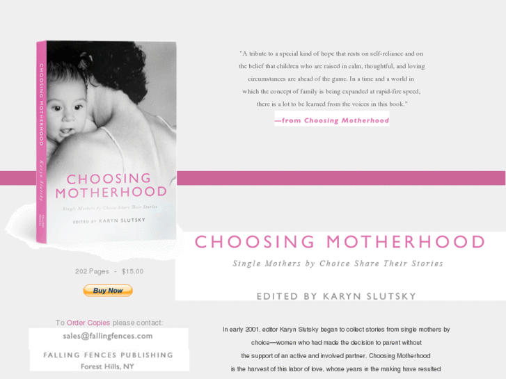 www.choosingmotherhood.com