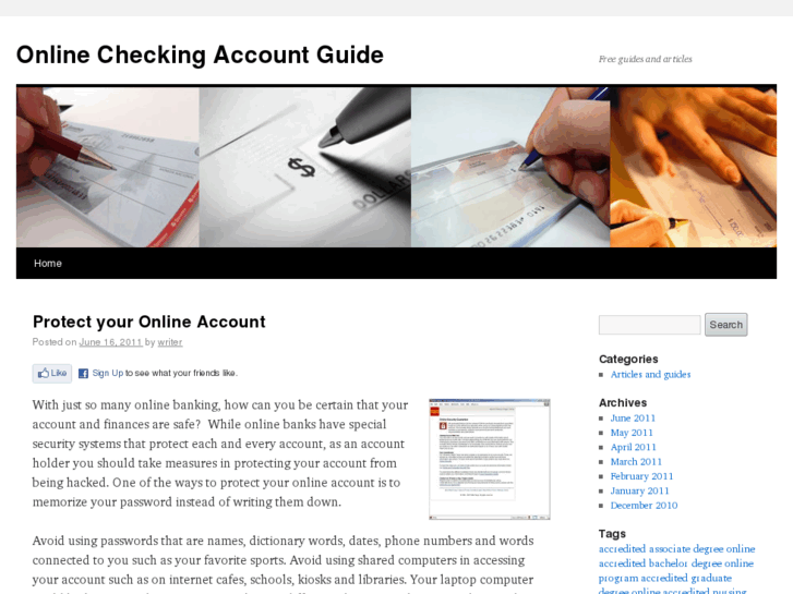 www.onlinecheckingaccountguide.com