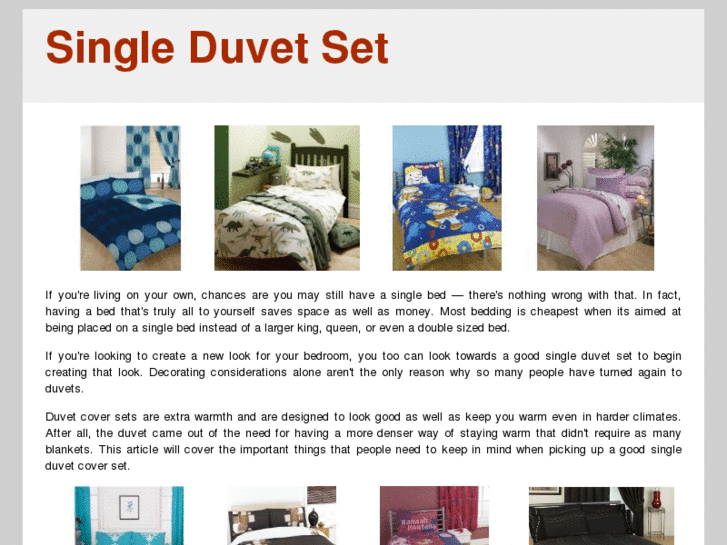 www.singleduvetset.com