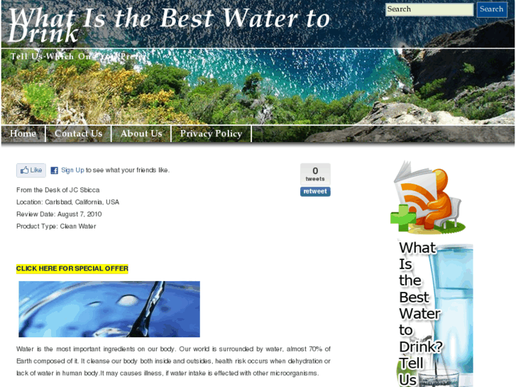 www.cleanwatersurvey.com