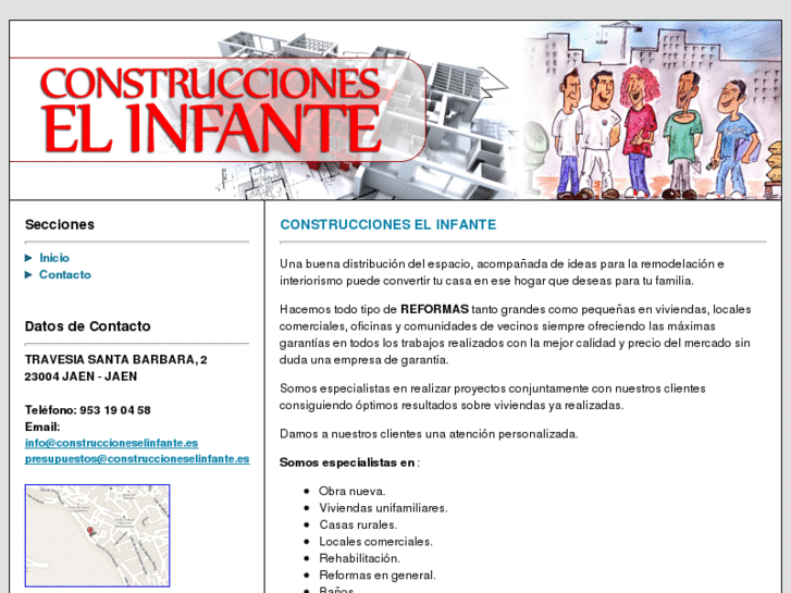 www.construccioneselinfante.es