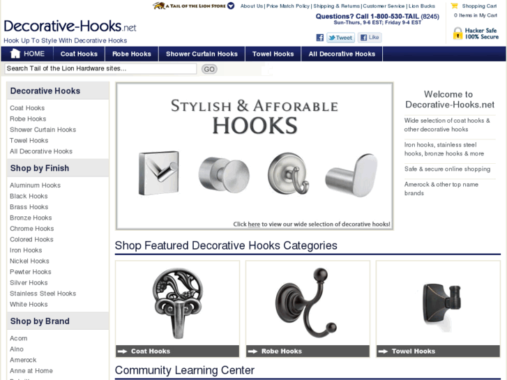 www.decorative-hooks.net