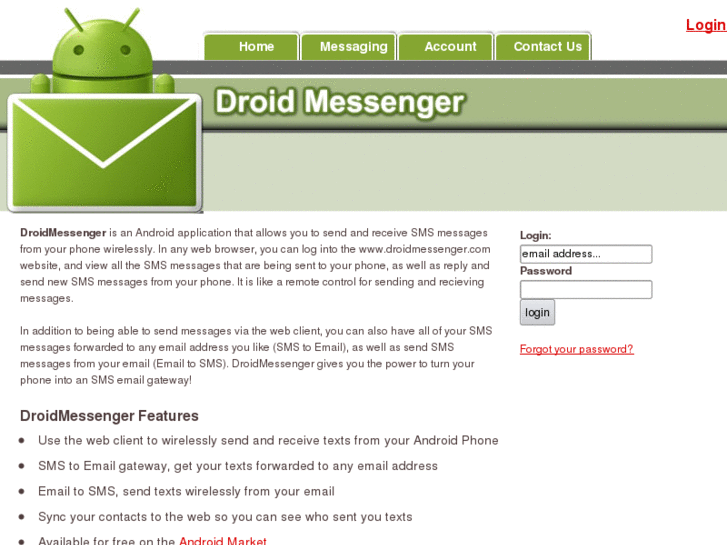 www.droidmessenger.com