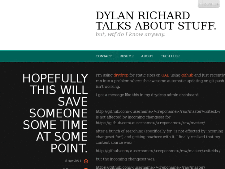 www.dylanrichard.info