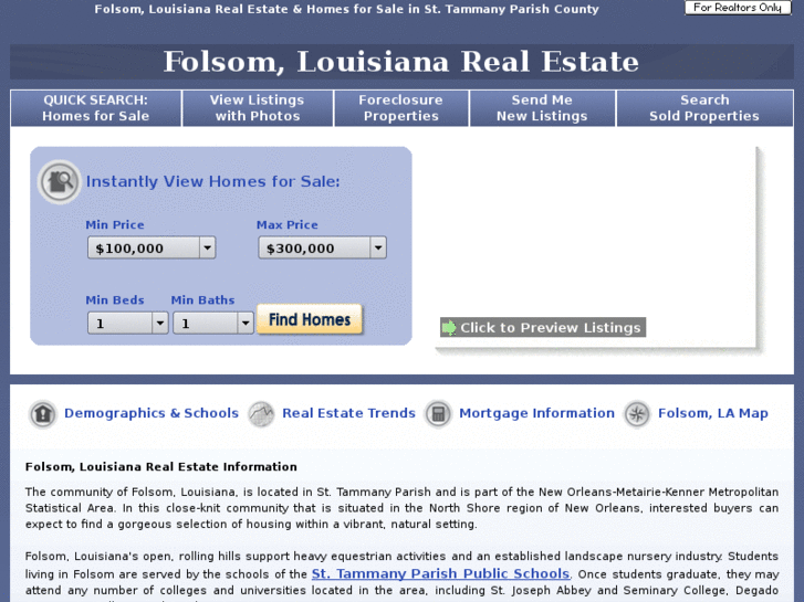 www.folsom-madisonville-realestate.com