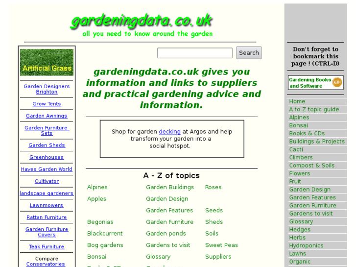 www.gardeningdata.co.uk