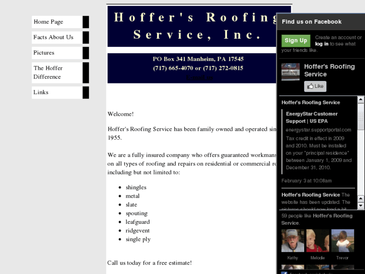 www.hoffersroofing.com