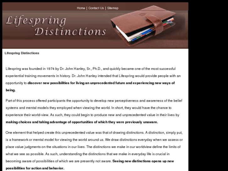 www.lifespring-distinctions.com