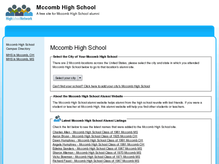 www.mccombhighschool.org