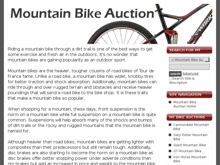 www.mtbikeauction.com