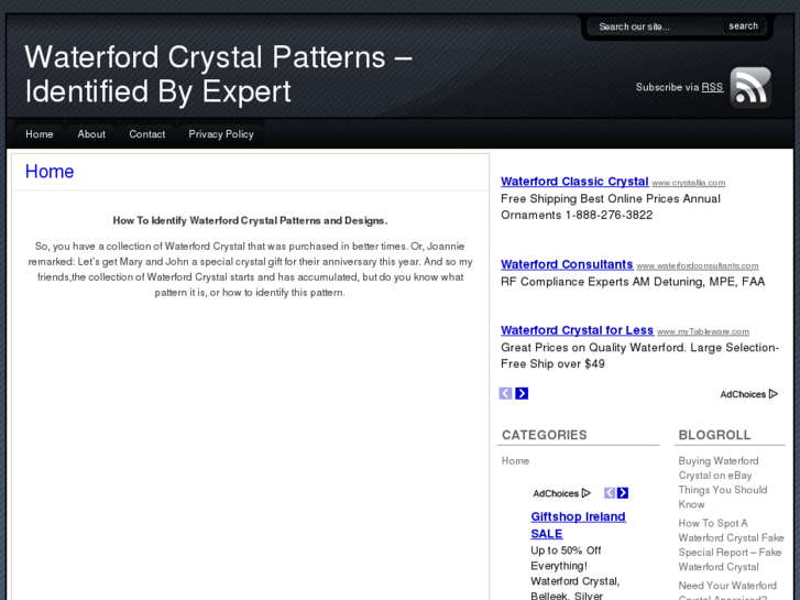 www.waterfordcrystalpatterns.com