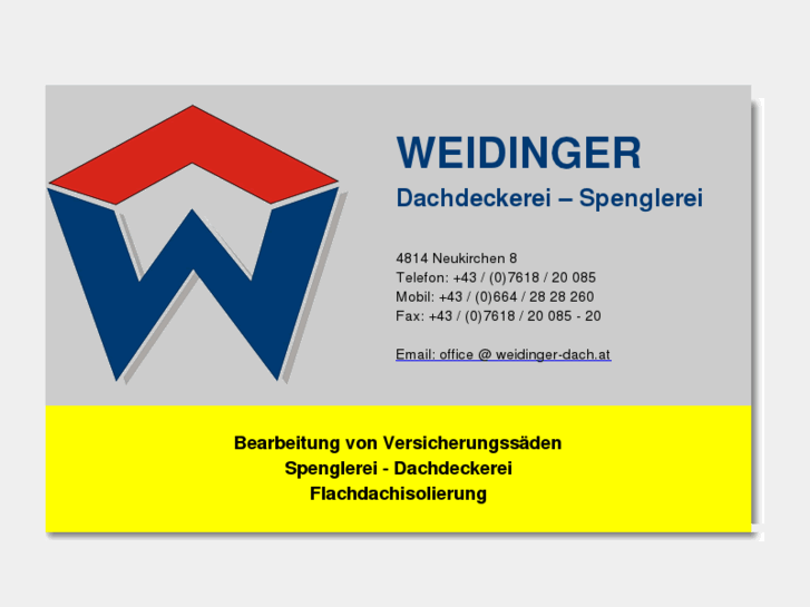 www.weidinger-dach.at