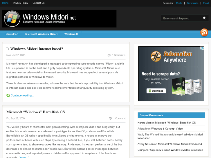 www.windowsmidori.net