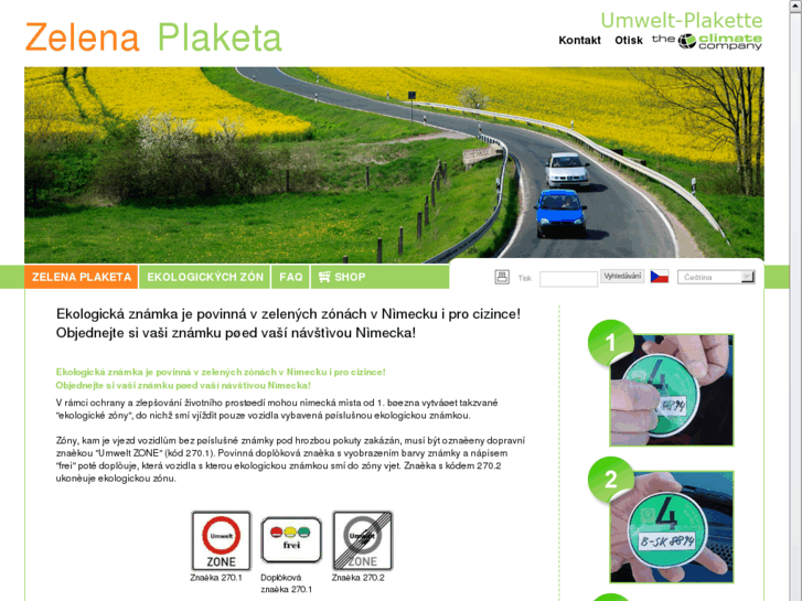 www.zelena-plaketa.cz