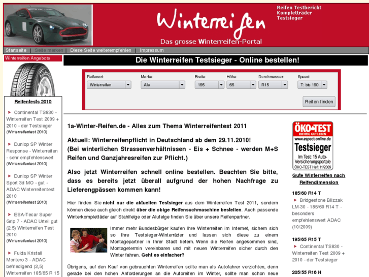 www.1a-winter-reifen.de