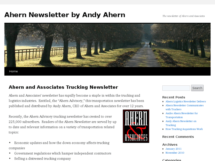 www.ahernnewsletter.com