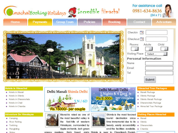 www.himachalbooking.com