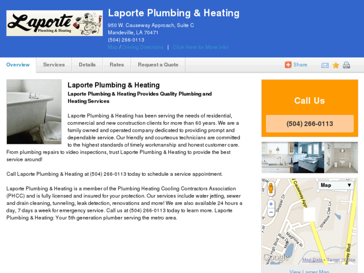 www.laporte-plumbing.net