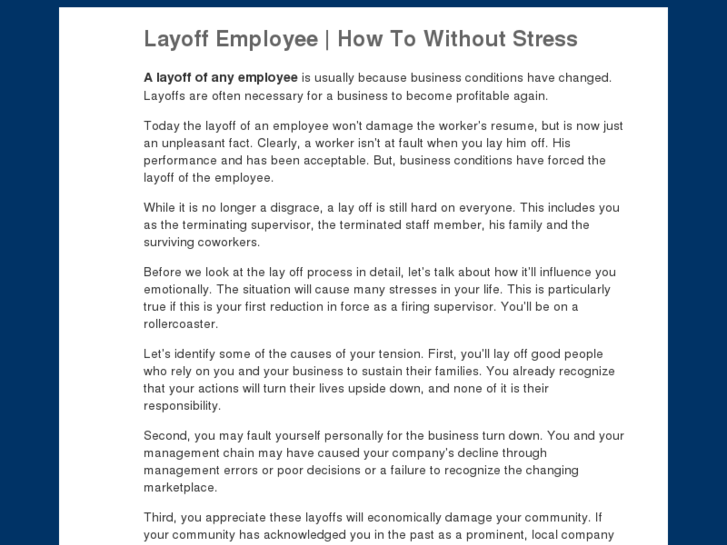 www.layoff-employee.com
