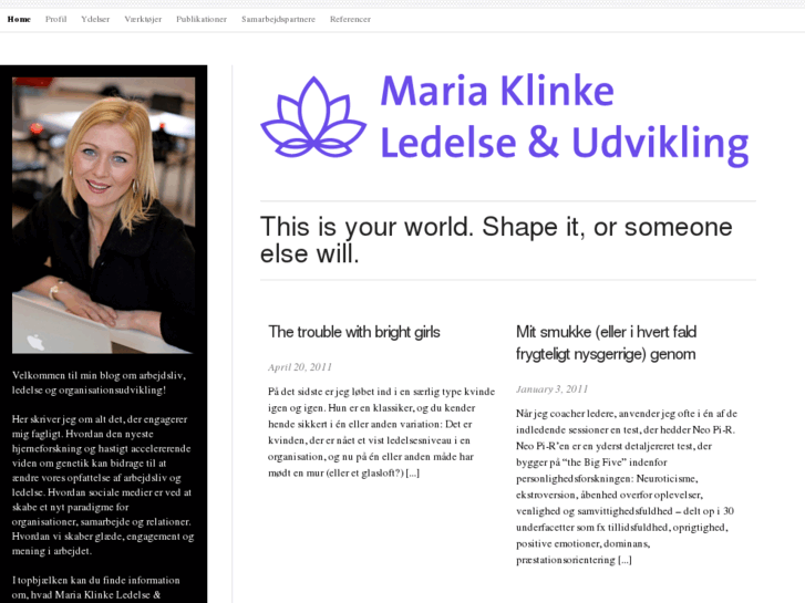 www.mariaklinke.dk