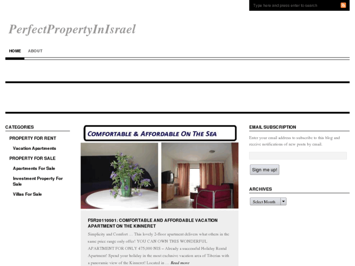 www.perfectpropertyinisrael.com