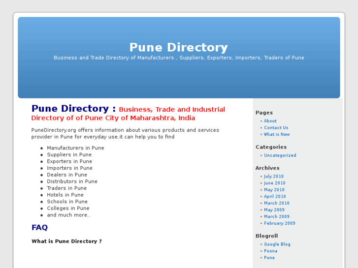 www.punedirectory.org