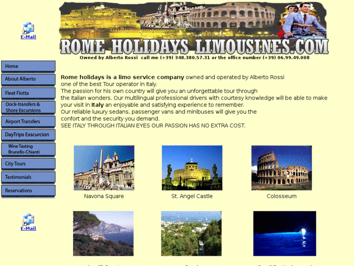 www.romeholidayslimousines.com