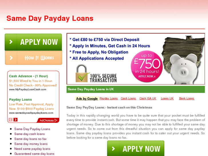 www.sameday-paydayloans.co.uk